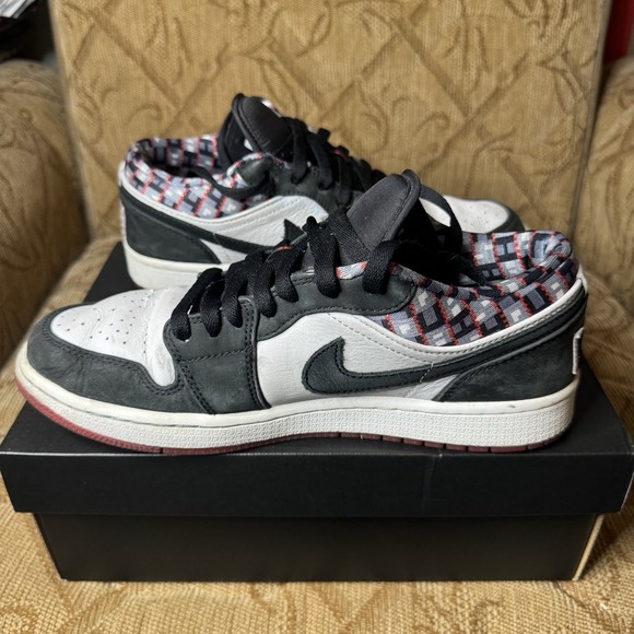 Size 9 - Air Jordan 1 Low Quai 54 2021 Preowned w/ Laces + Box DM0095-106 - Picture 3 of 12